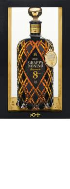 Grappa «Riserva 8 years» in legno con bordo nero