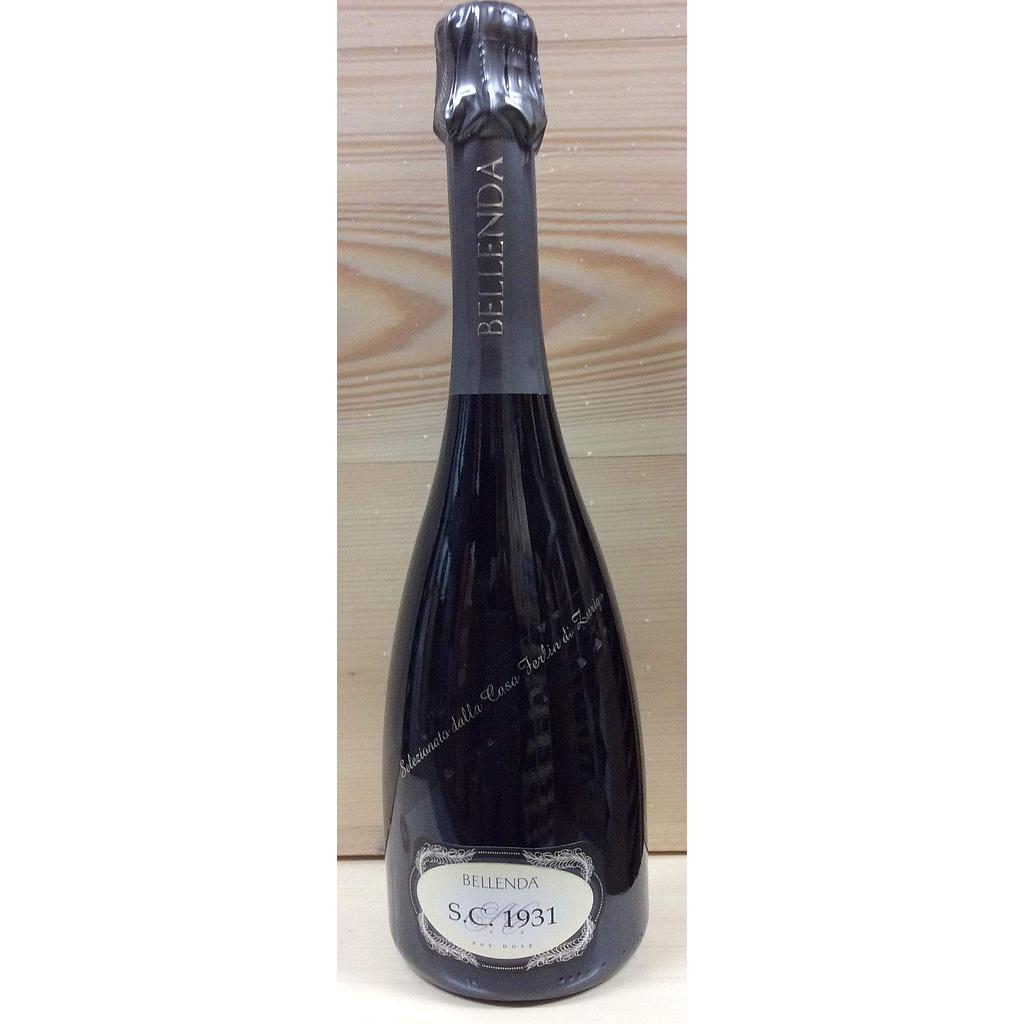 Glas Prosecco Bellenda S.C. 1931 Metodo Classico Brut