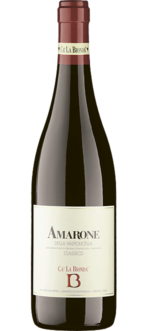 Amarone della Valpolicella classico docg, Ca’ La Bionda | 2016